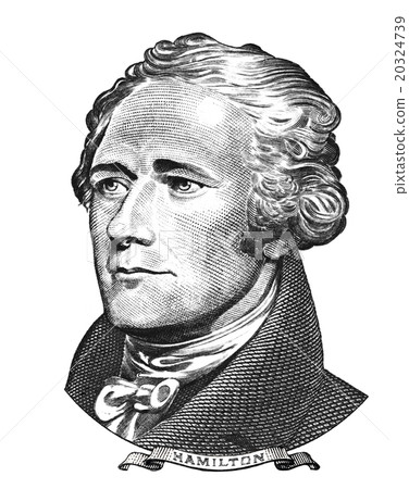 Portrait Of Alexander Hamilton Stock Illustration 20324739 Pixta