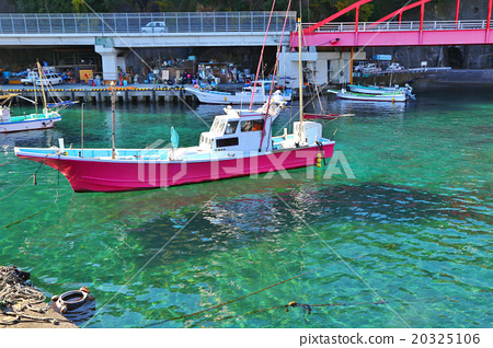 热海伊豆山港 图库照片