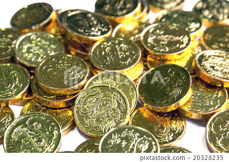 Group of gold coins. Group of gold coins. 20328235