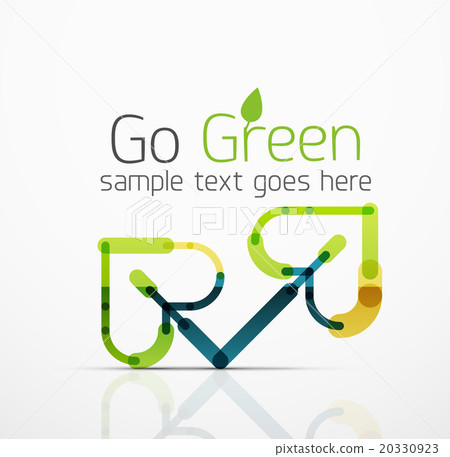 Vector abstract logo idea, eco leaf, nature plant Vector abstract logo idea, eco leaf, nature plant 20330923