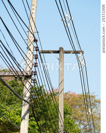 power lines on electric pole 20331006