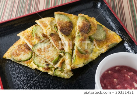 Thai Eggplant Omelet Served with Spicy Chili Paste 20331451