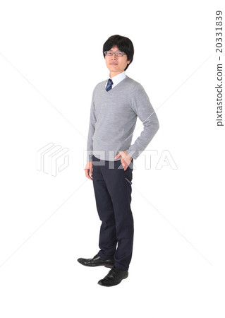 Casual medium-sized businessman 20331839