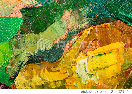 Oil painting abstract brushstrokes 20332935