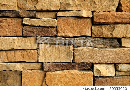 Horizontal Texture of The Asymmetrical Brick Wall 20333020
