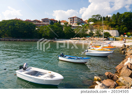 beach on the Black Sea in Bulgaria, Nesebar beach on the Black Sea in Bulgaria, Nesebar 20334505