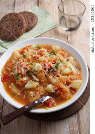 Traditional Polish soup kapusnyak Traditional Polish soup kapusnyak 20335063