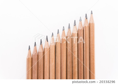 A row of pencils 20338296