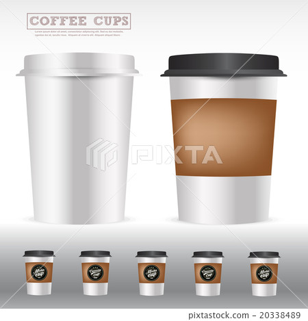 Packaging of isolated coffee cups Packaging of isolated coffee cups 20338489