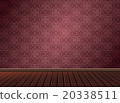 Pattern background with wooden floor in vintage  20338511
