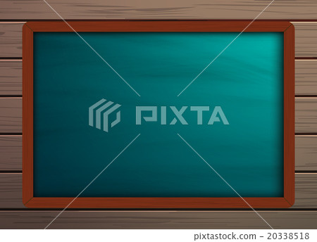 Chalkboard background on wooden pattern texture Chalkboard background on wooden pattern texture 20338518