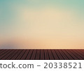 Relax,Holiday,wooden floor with morning sky 20338521