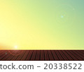 Relax,Holiday,wooden floor with bright sky 20338522