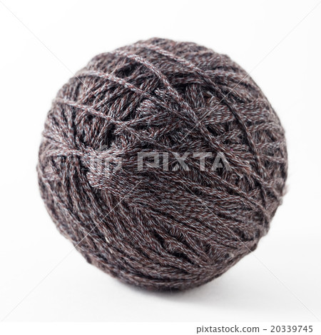 Yarn of wool isolated on white background Yarn of wool isolated on white background 20339745