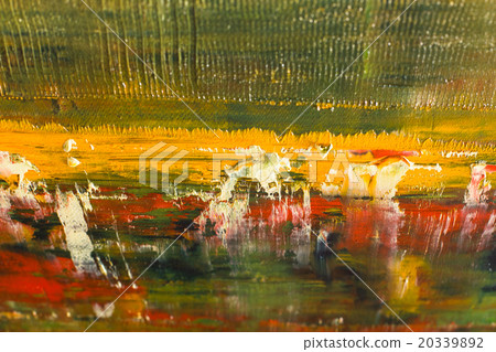 Abstract painted canvas. Oil paints on a palette. Abstract painted canvas. Oil paints on a palette. 20339892