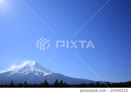Fuji and blue sky Fuji and blue sky 20340328