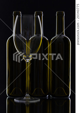 Three different bottles of wine 20340775