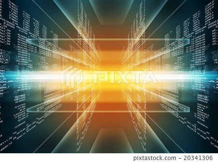 Binary blue and red computer code Binary blue and red computer code 20341306