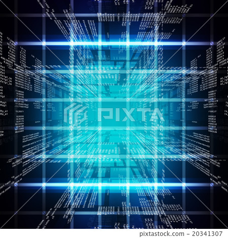Binary blue computer code Binary blue computer code 20341307