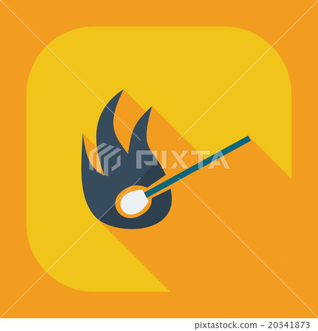 Flat modern design with shadow icons match 20341873