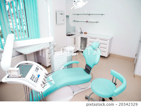 dental clinic interior design with chair and tools 20342329