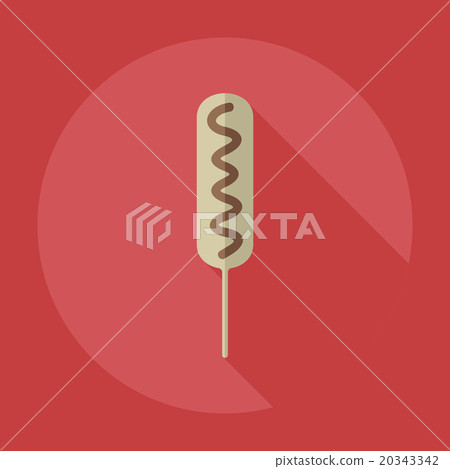 Flat modern design with shadow icons meat Flat modern design with shadow icons meat 20343342