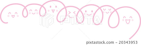 兒童的微笑象徵性圖標 兒童的微笑象徵性圖標 20343953