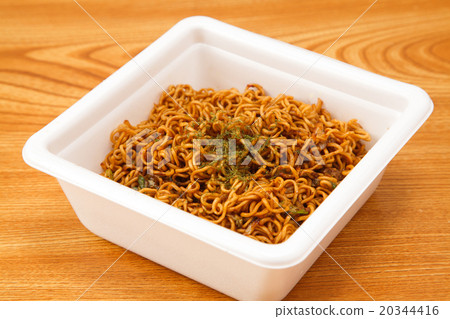 Stock Photo: Instant Food, instant noodles, instant