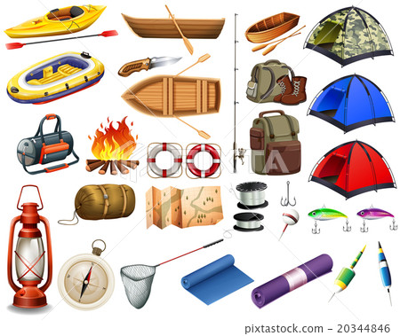 Camping gears and boats Camping gears and boats 20344846