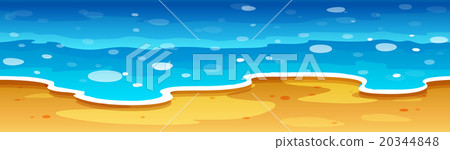 Ocean view with beach Ocean view with beach 20344848