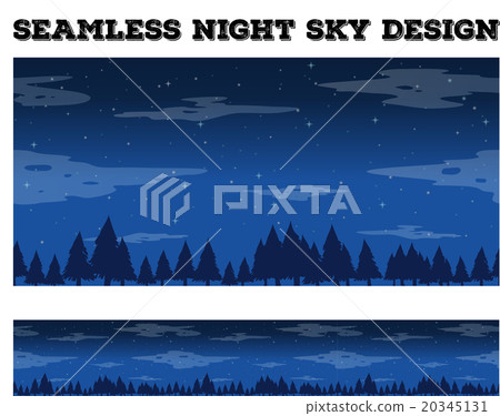 Seamless night sky design Seamless night sky design 20345131
