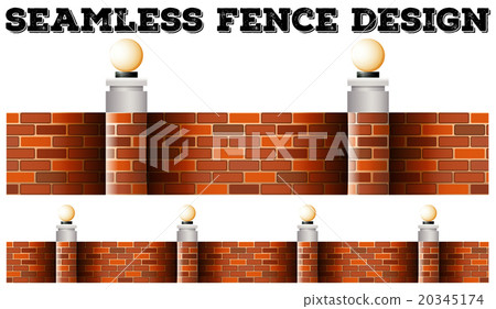 Seamless brick wall design 20345174