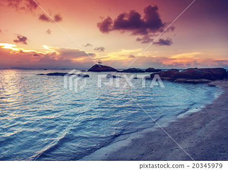 sunset on the beach. Thailand, Koh Phangan sunset on the beach. Thailand, Koh Phangan 20345979