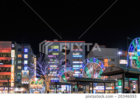 東京都北區赤羽站東旋轉“夜景” 20346093
