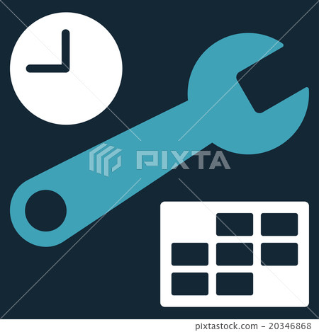 Date And Time Setup Icon Date And Time Setup Icon 20346868