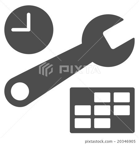 Date And Time Setup Icon Date And Time Setup Icon 20346905