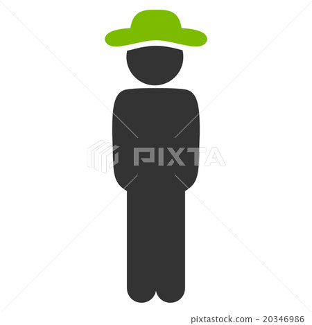 Agent Standing Icon - Stock Illustration [20346986] - PIXTA