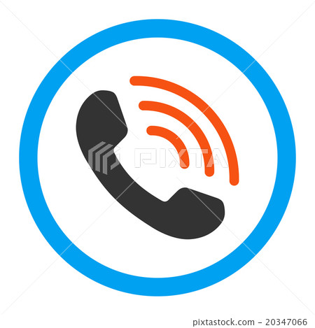 Phone Call Rounded Vector Icon Phone Call Rounded Vector Icon 20347066