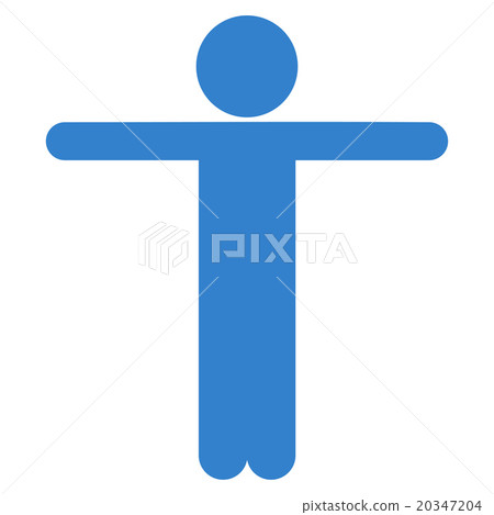 Human Profile Scarescrow Icon 20347204
