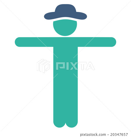 Human Figure Scarescrow Icon 20347657