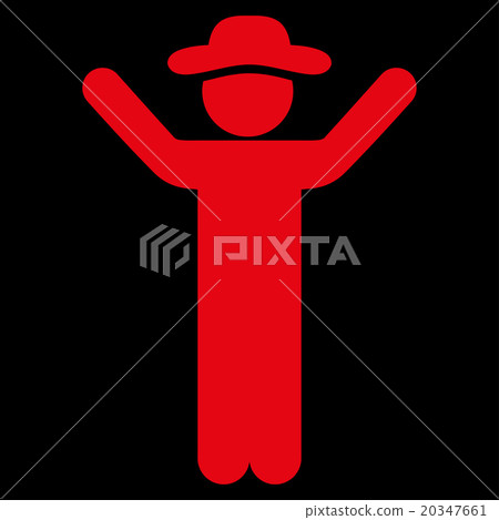 Hands Up Spy Icon Hands Up Spy Icon 20347661