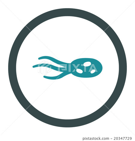 Intrude Microorganism Rounded Vector Icon Intrude Microorganism Rounded Vector Icon 20347729