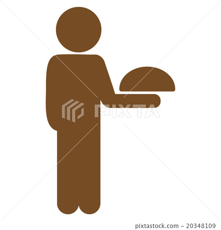 Gentleman Waiter Icon Gentleman Waiter Icon 20348109