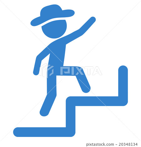 User Steps Upstairs Icon User Steps Upstairs Icon 20348134