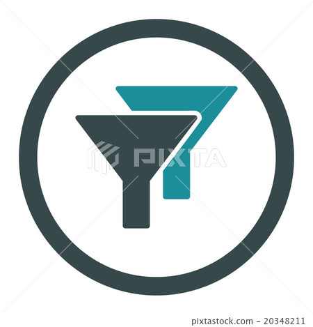 Filters Rounded Vector Icon - Stock Illustration [20348211] - PIXTA