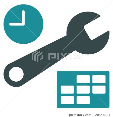 Date And Time Setup Icon Date And Time Setup Icon 20348224