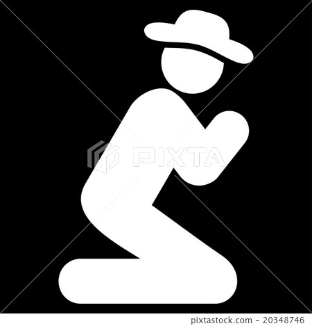 Male Pray Icon Male Pray Icon 20348746