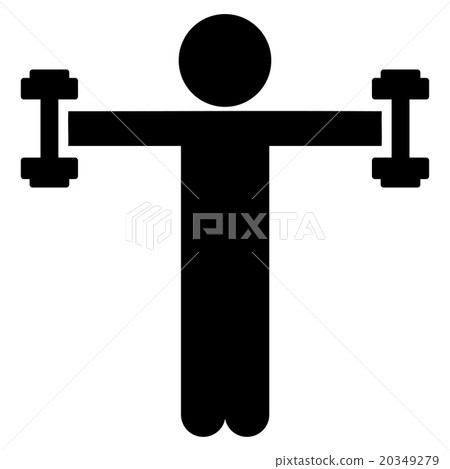 Figure Fitness Icon Figure Fitness Icon 20349279