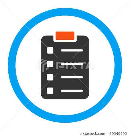 Pad Form Rounded Vector Icon Pad Form Rounded Vector Icon 20349303