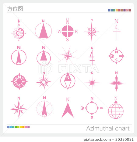 Azimuth chart - Stock Illustration [20350051] - PIXTA